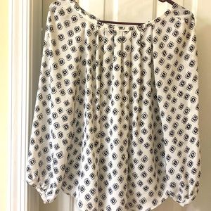 Loft size small petite long sleeve blouse